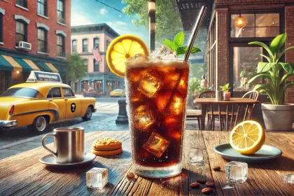 Iced coffee lemonade