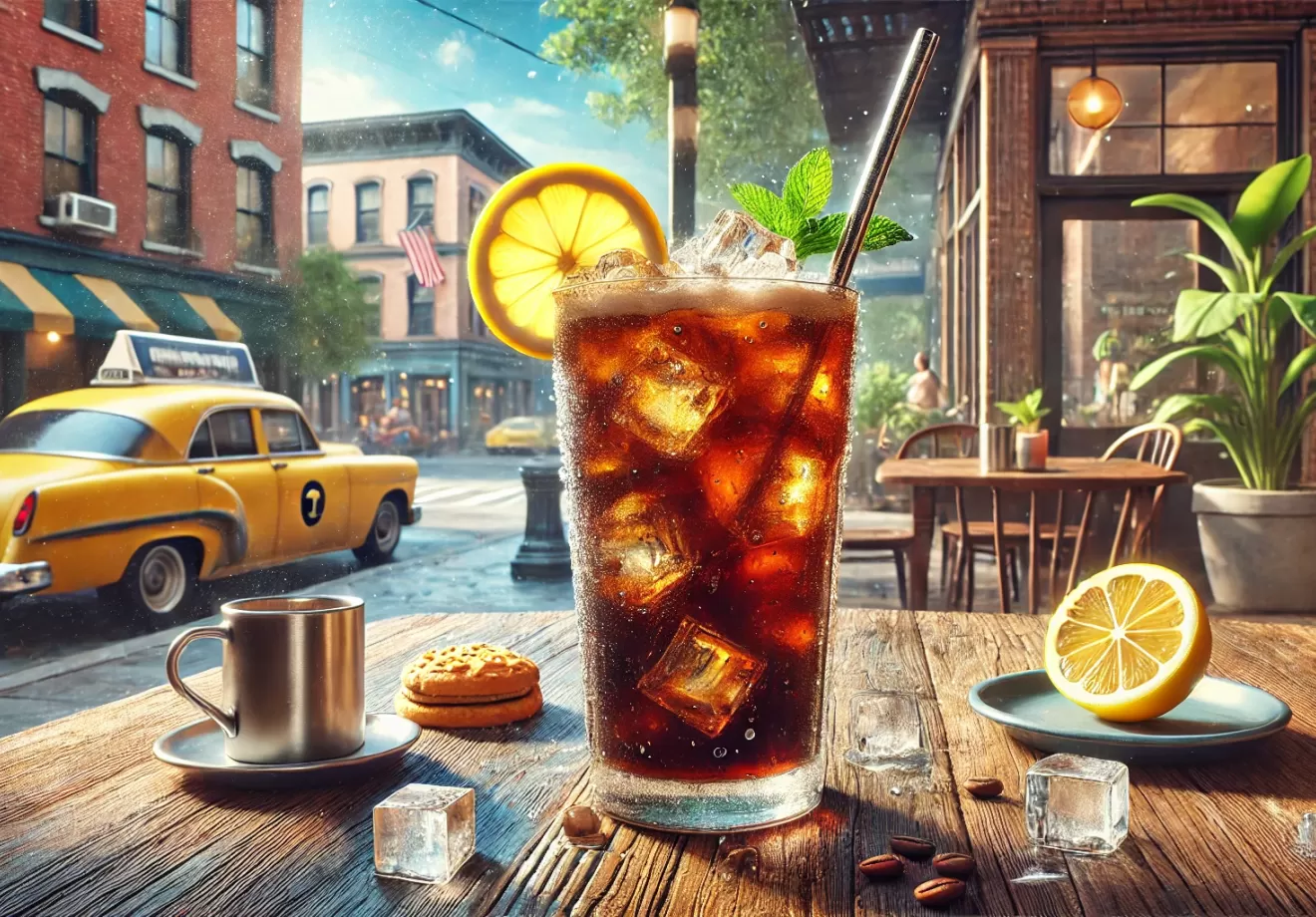 Iced coffee lemonade