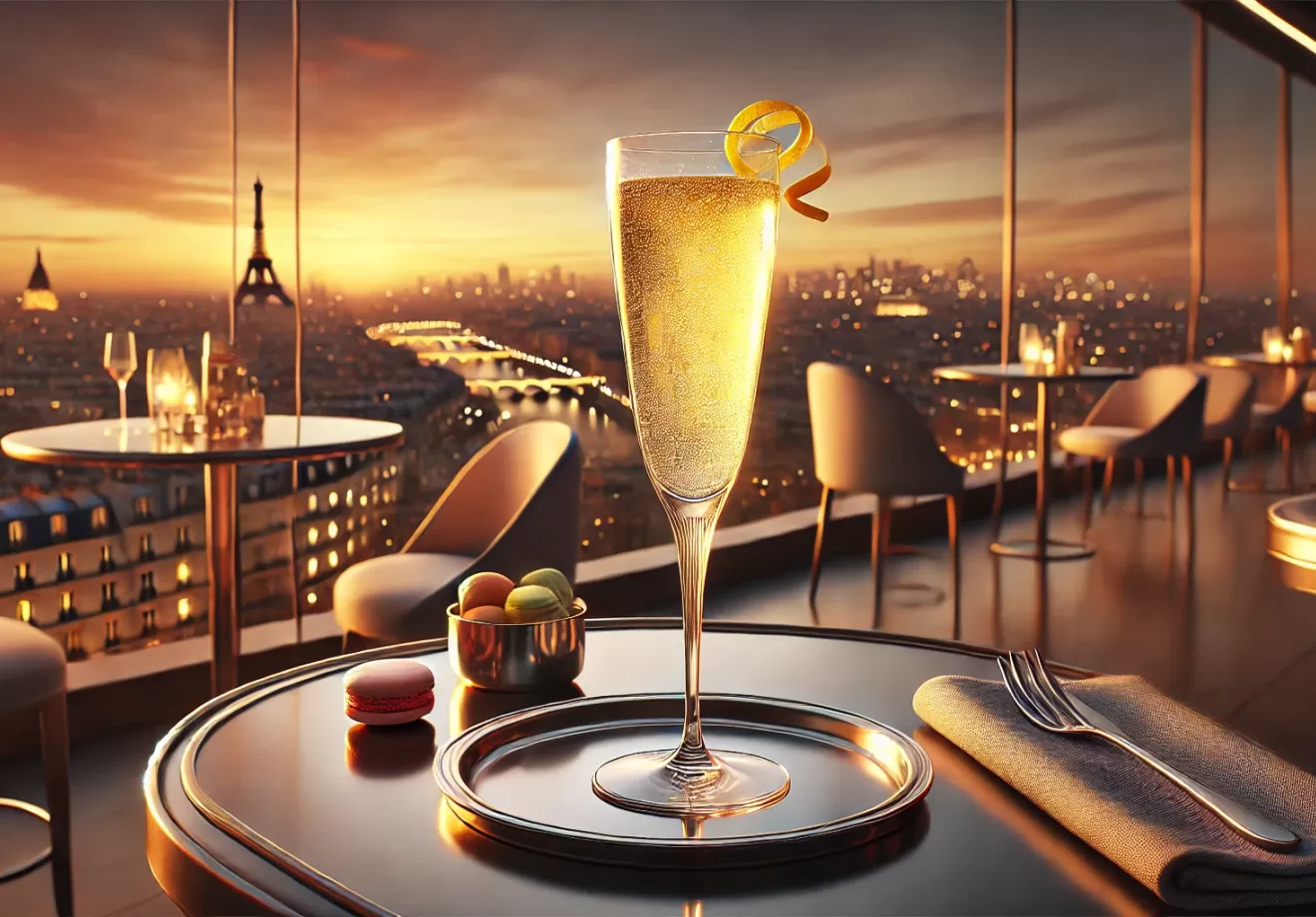 French 75 cocktail